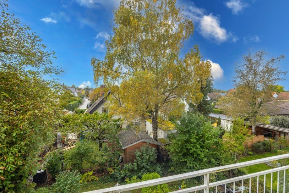Balkonblick Maisonettewohnung M�nchen