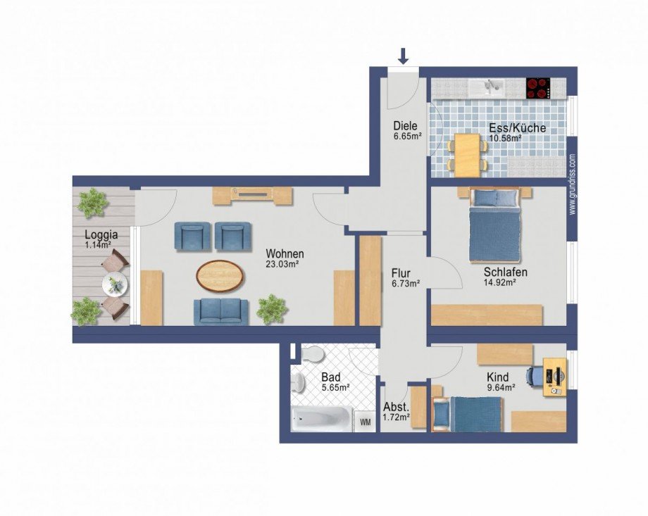 Grundriss Wohnung Germering