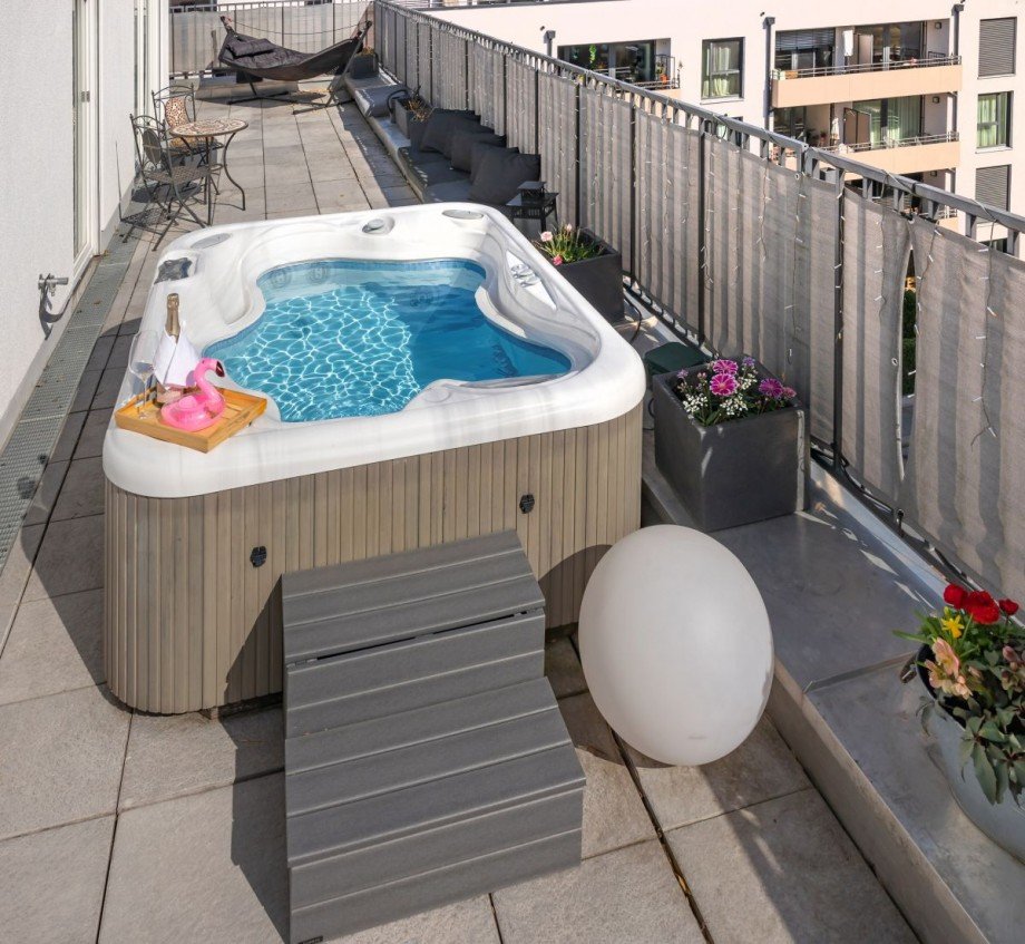 Jacuzzi Penthousewohnung M�nchen