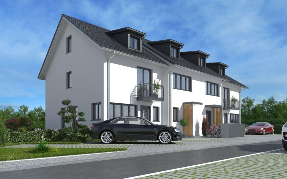 3D Visualisierung Reihenmittelhaus Olching