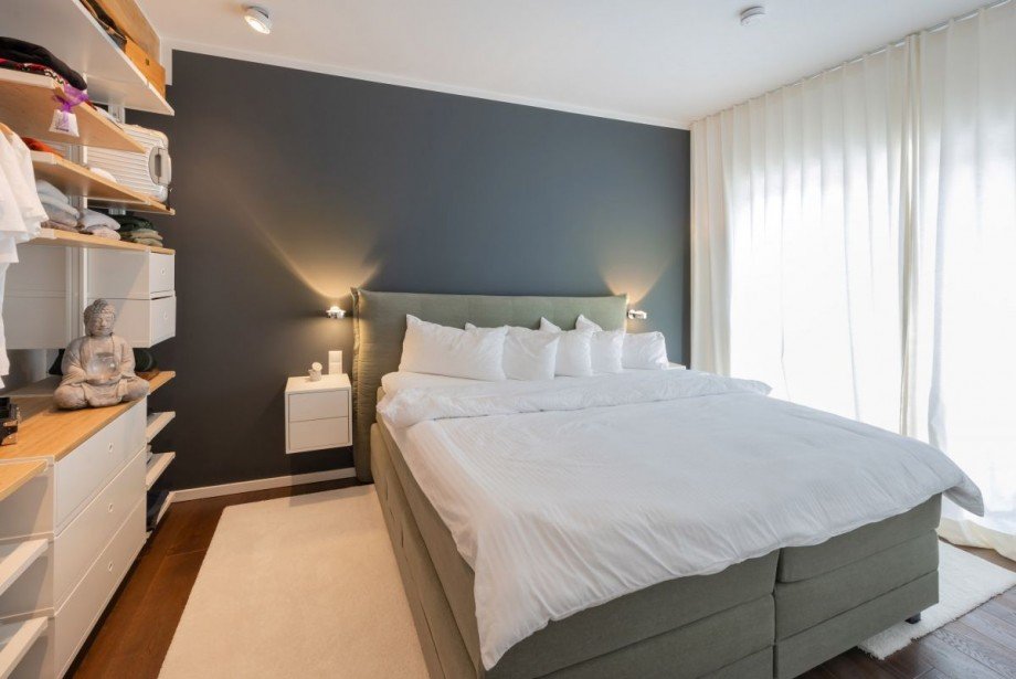 Schlafzimmer Penthousewohnung M�nchen