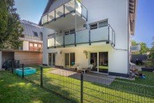 Terasse7 Moderne 3-Zimmer-Gartenwohnung in Obermenzing mit Hobbyraum