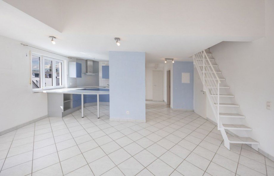 offener Wohn Essbereich Dachgeschosswohnung Germering