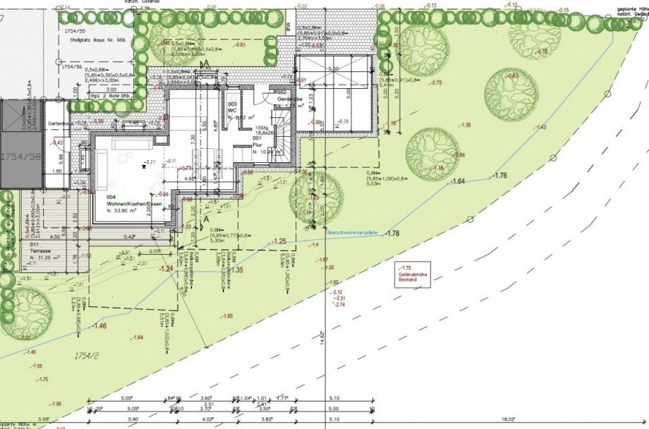 Grundriss EG Villa Puchheim