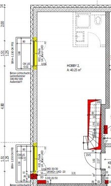 Grundriss Hobbyraum Moderne 3-Zimmer-Gartenwohnung in Obermenzing mit Hobbyraum