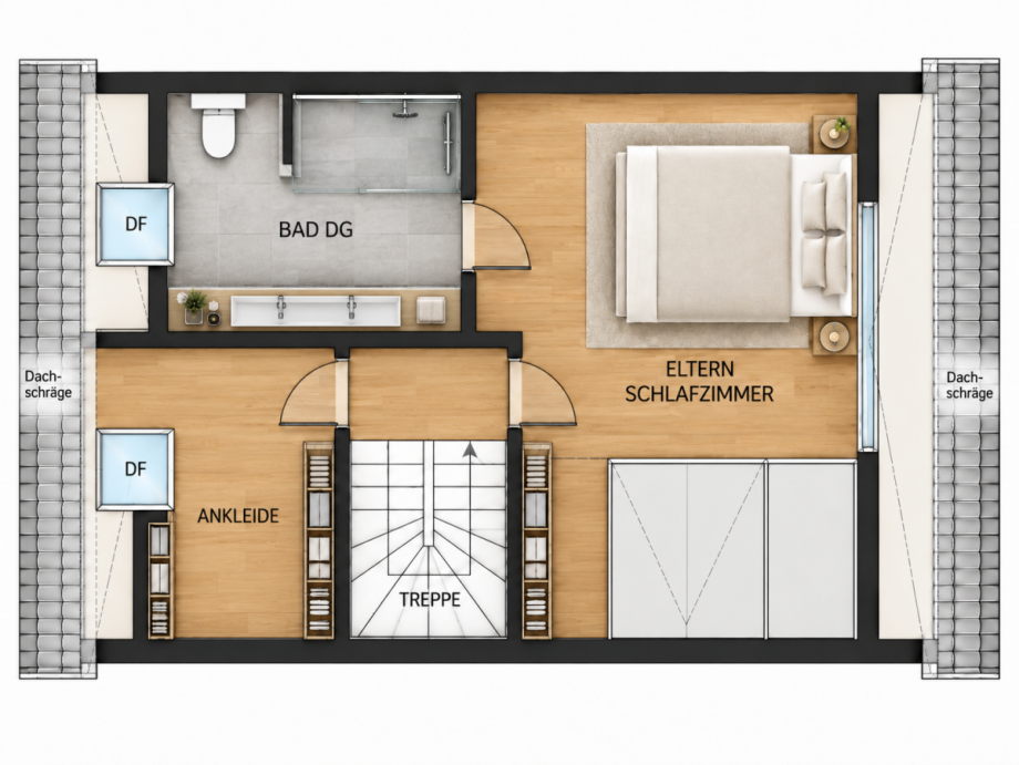 Grundriss DG Haus Gr�benzell