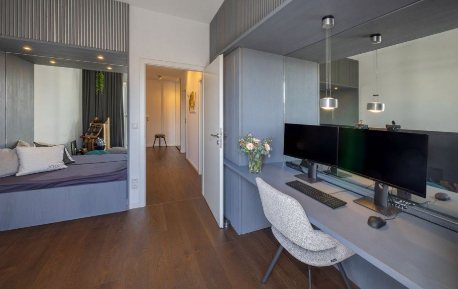 Arbeits- und G�stezimmer Penthousewohnung M�nchen