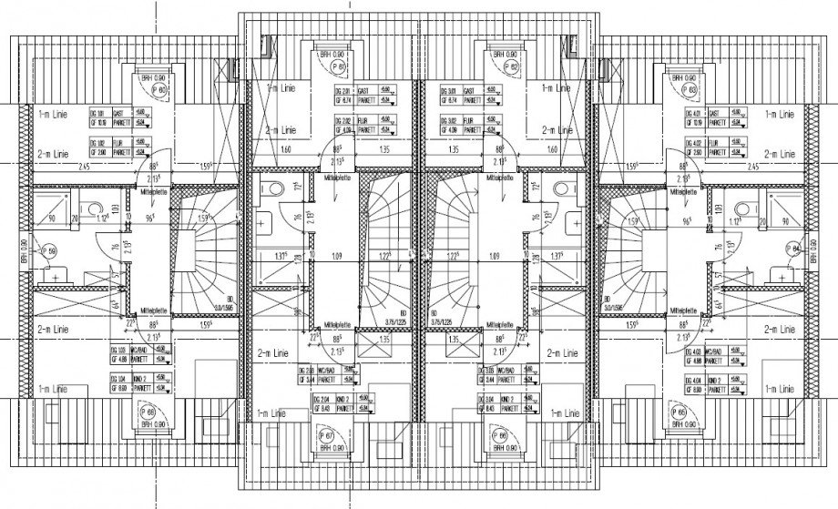 Grundriss DG Reihenmittelhaus Olching