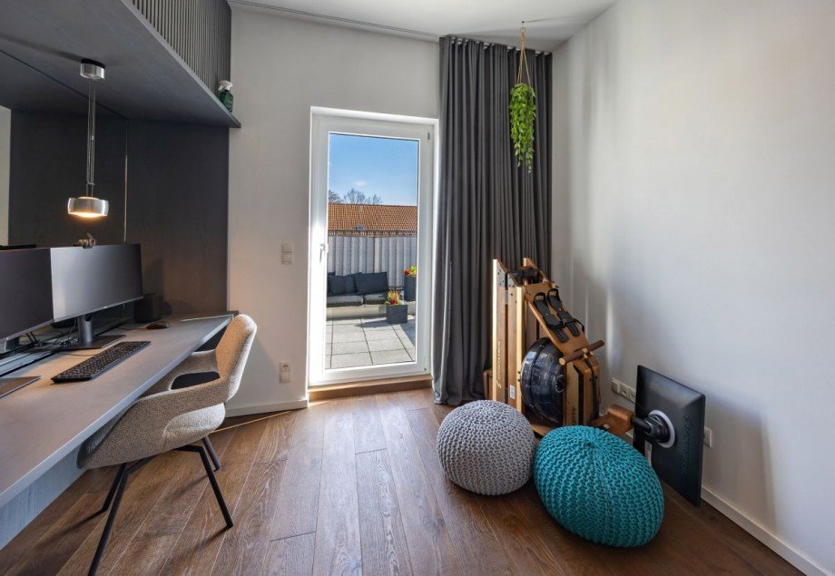 Arbeits- und G�stezimmer Penthousewohnung M�nchen