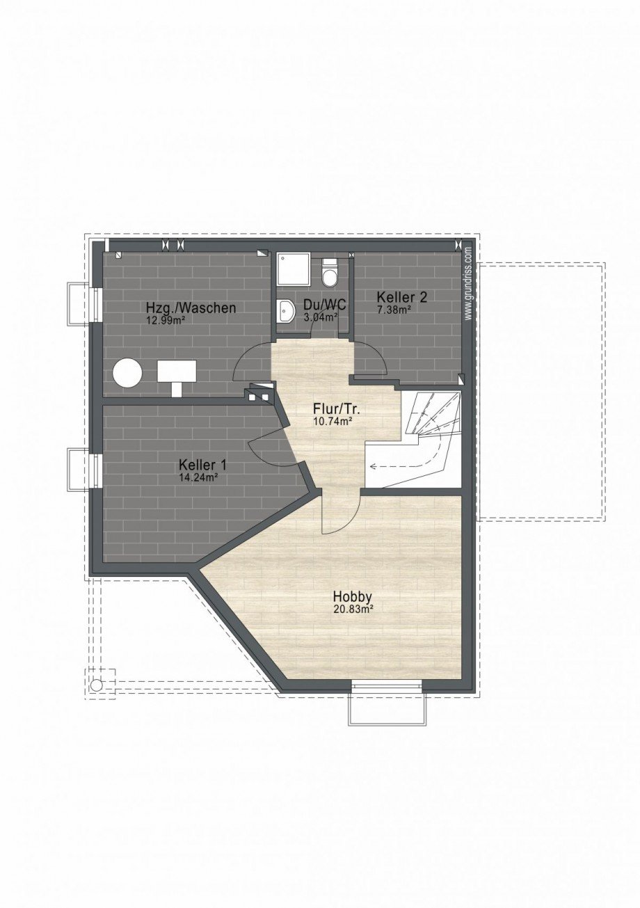 Kellergeschoss Einfamilienhaus Puchheim