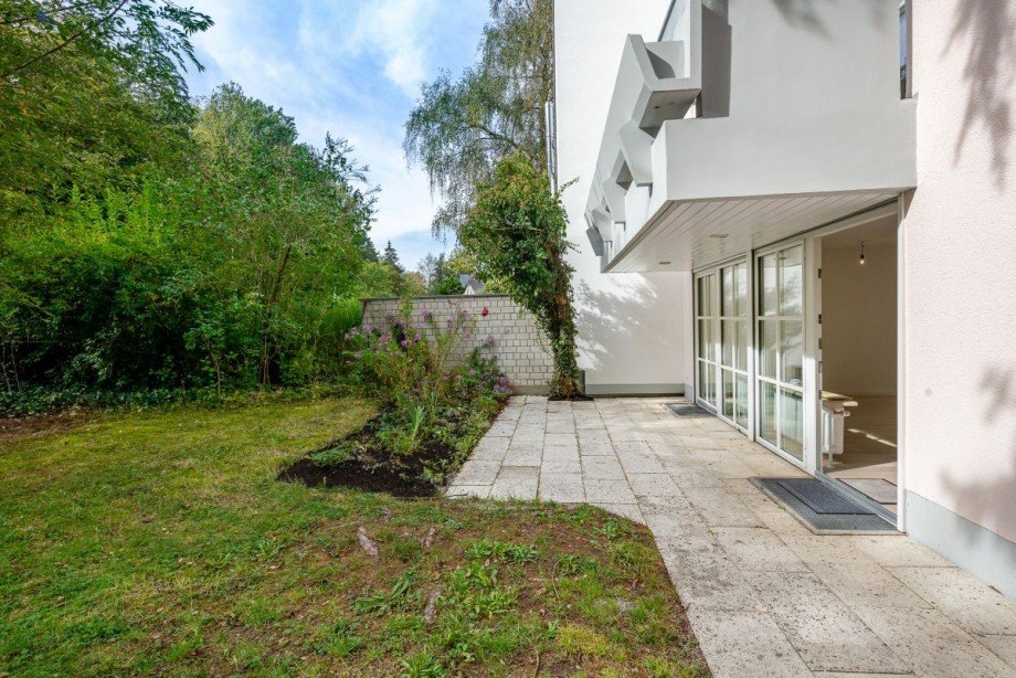 Terrasse Doppelhaush�lfte M�nchen