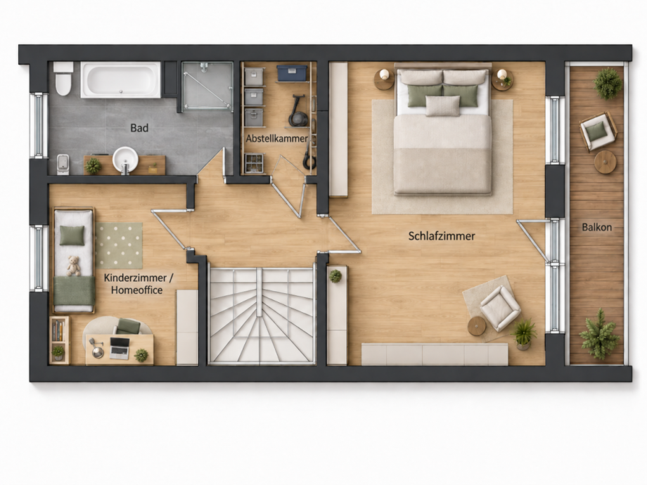 Grundriss OG Haus Gr�benzell