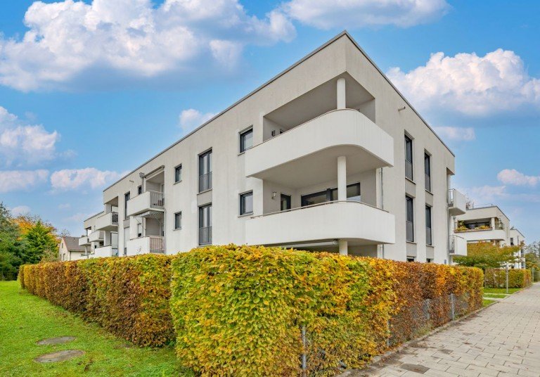 Hausansicht M�nchen Wohnung Moderne 2-Zimmer-Wohnung in M�nchen-Aubing � Komfort und Ruhe im modernen Stil
